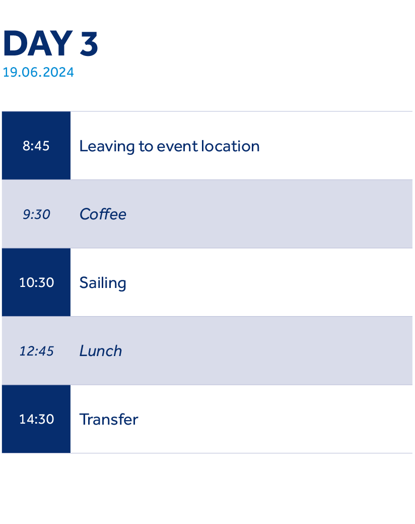 Agenda day 31